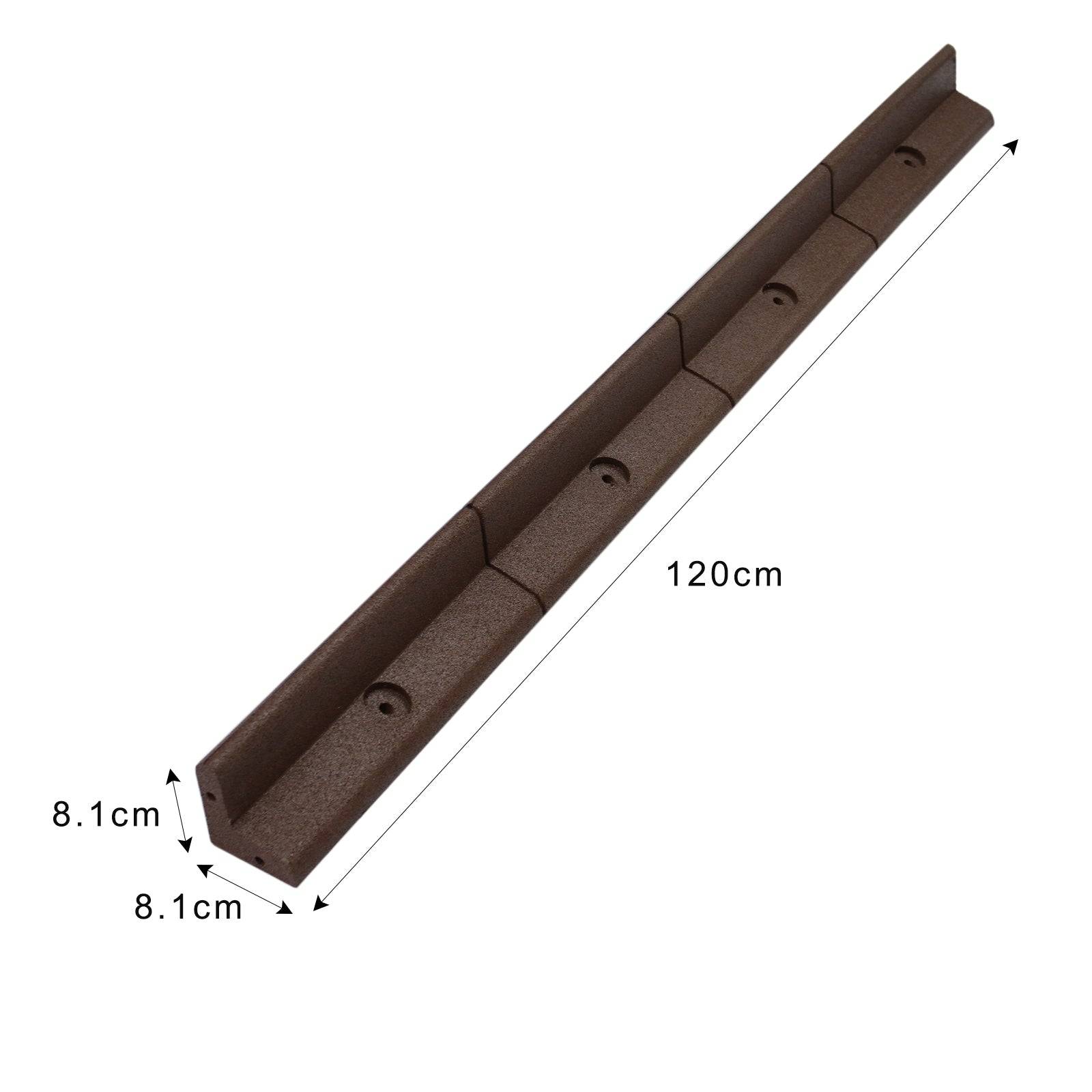 Monstershop - Bordures de Pelouse Flexibles 1.2m Marron x 14 - Imagen 5
