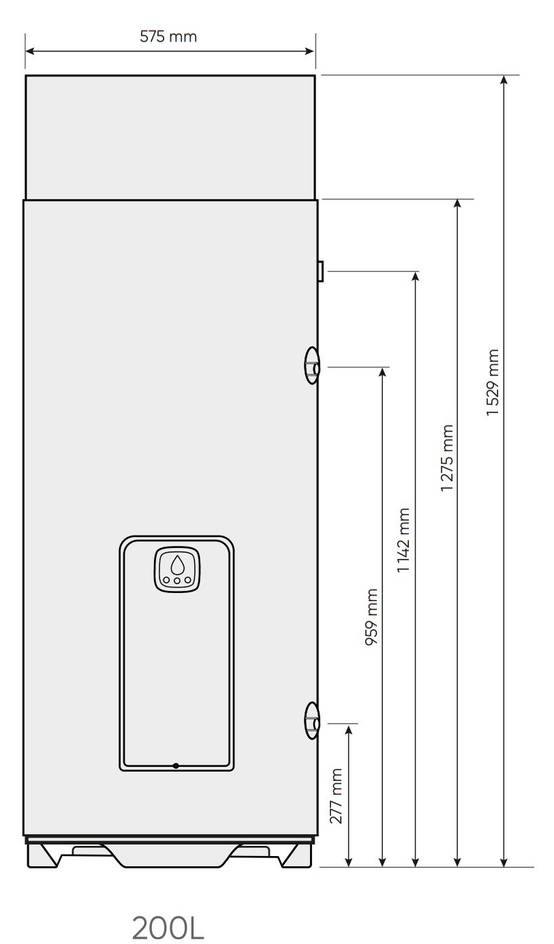 Chauffe-eau thermodynamique EGEO vertical sur socle 200l - ATLANTIC - 232516 - Image 2