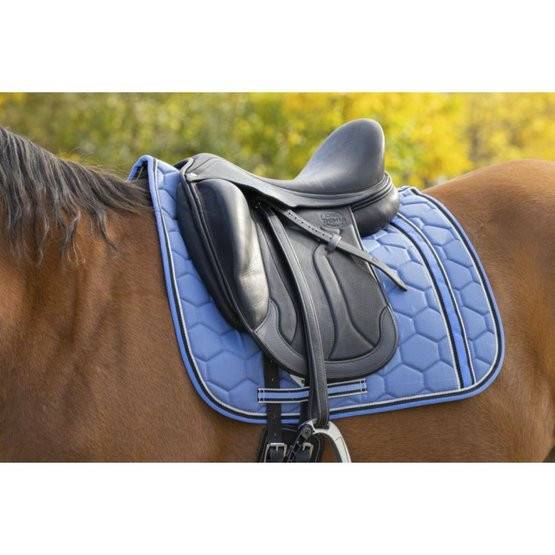 Tapis de selle EQUITHEME « Ligne" - Bleu - Imagen 2