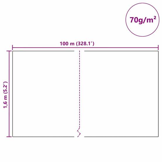 Couverture Hivernale Isolante Épaisse pour Arbres et Arbustes Tissu Durable Protection Climatique Blanc 100x1,6m – ComfortXL Outdoor Living - Image 8