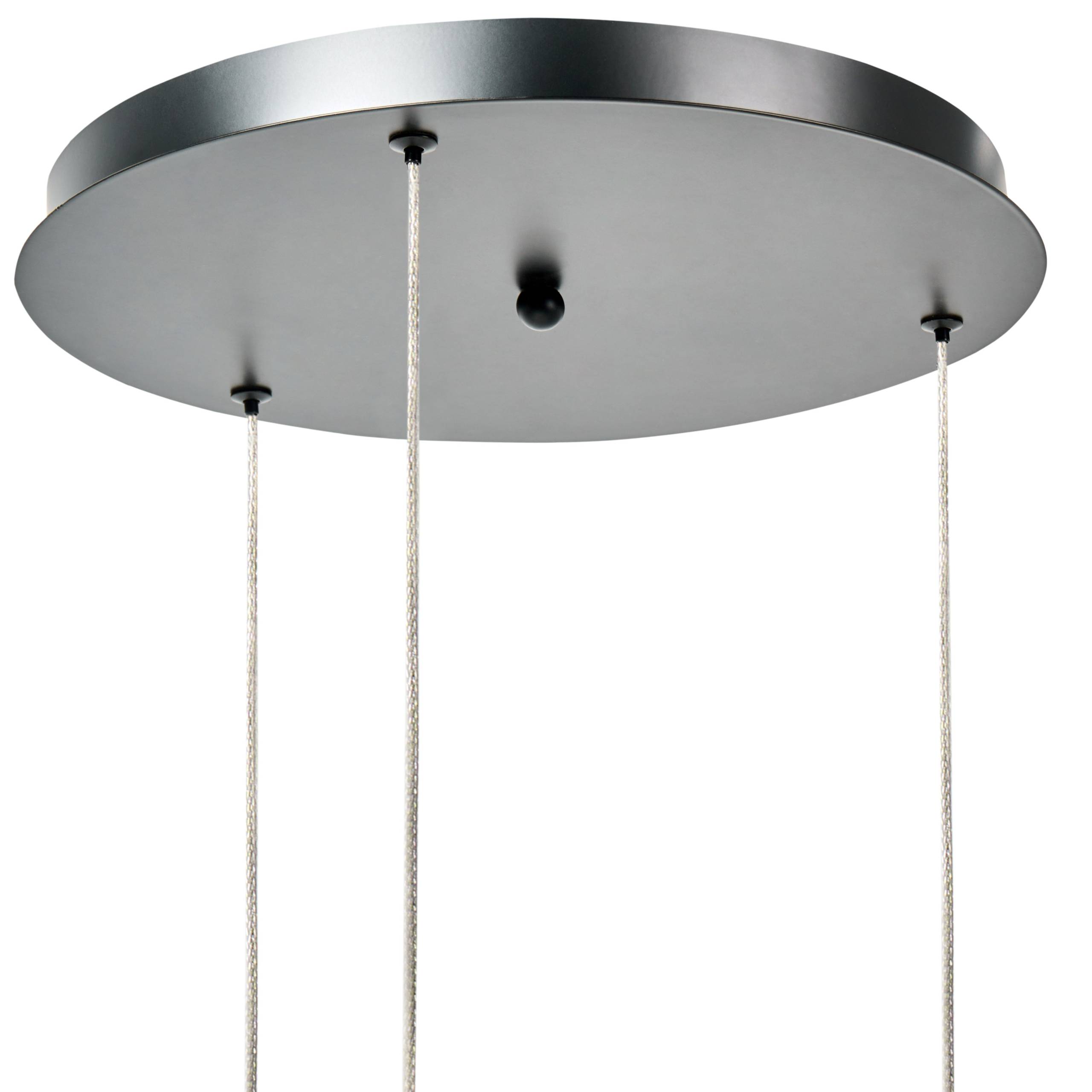 Beliani - Lampe suspension Verre Doré SORA - 32x32x128- Beliani - Image 6