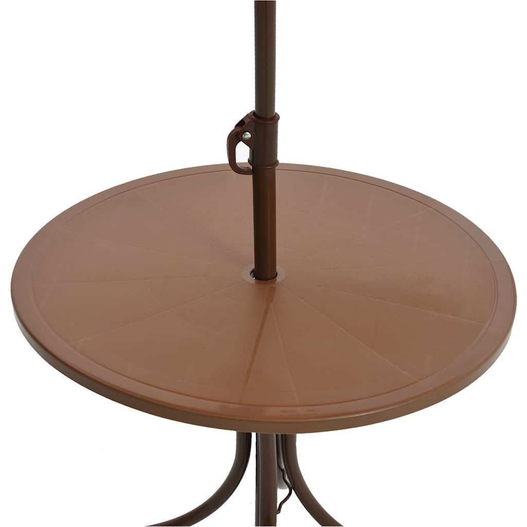 Vidaxl - Ensemble de bistro avec parasol pour enfants 3 pcs Marron vidaXL 48099 - Imagen 8