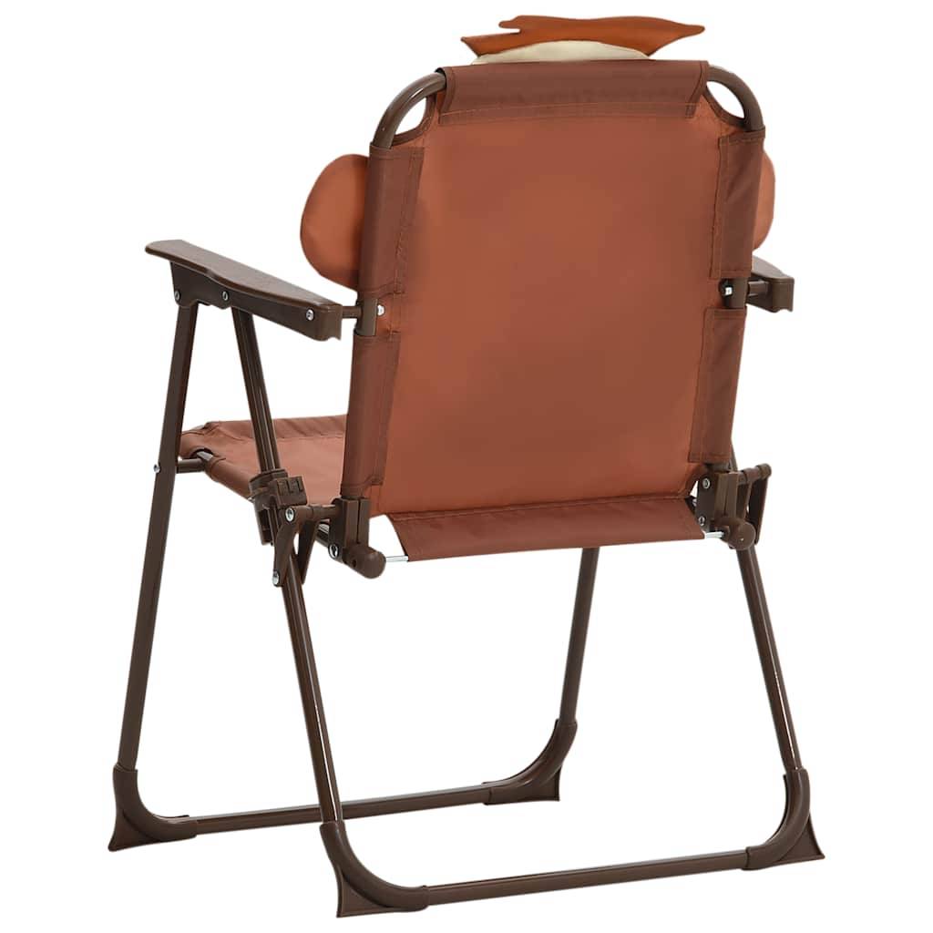 Vidaxl - Ensemble de bistro avec parasol pour enfants 3 pcs Marron vidaXL 48099 - Imagen 7
