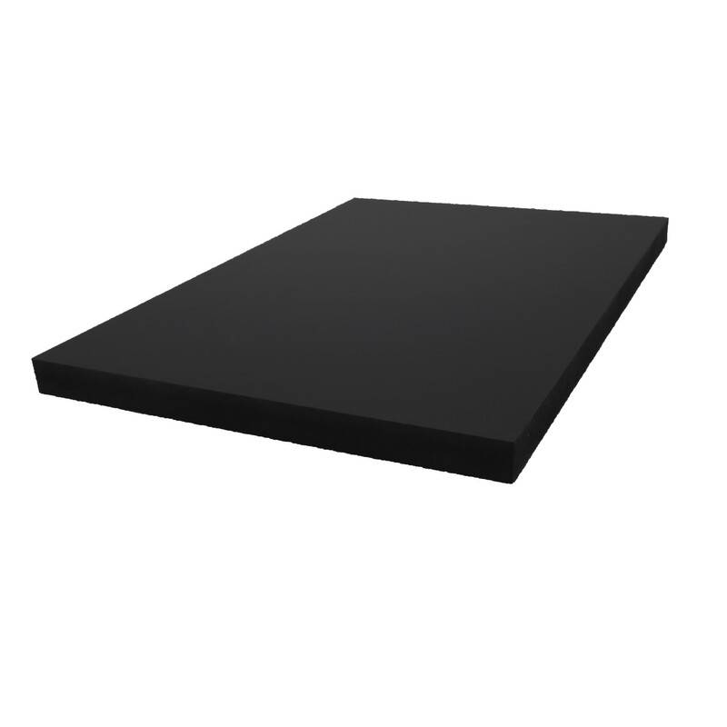 Panneau fibre composite plat et lisse (2 coloris) - Coloris - Noir, Epaisseur - 15 mm, Largeur - 122 cm, Longueur - 250 cm - Image 2