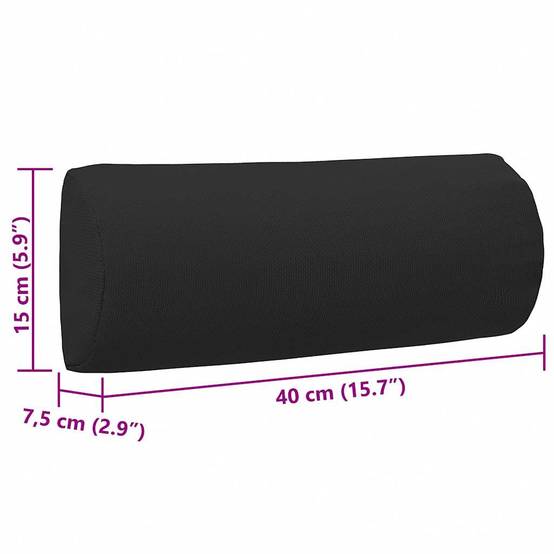 PANGIVO - Appui-tête de chaise longue textilène noir 40 x 7.5 x 15 cm - PANGIVO - Image 9