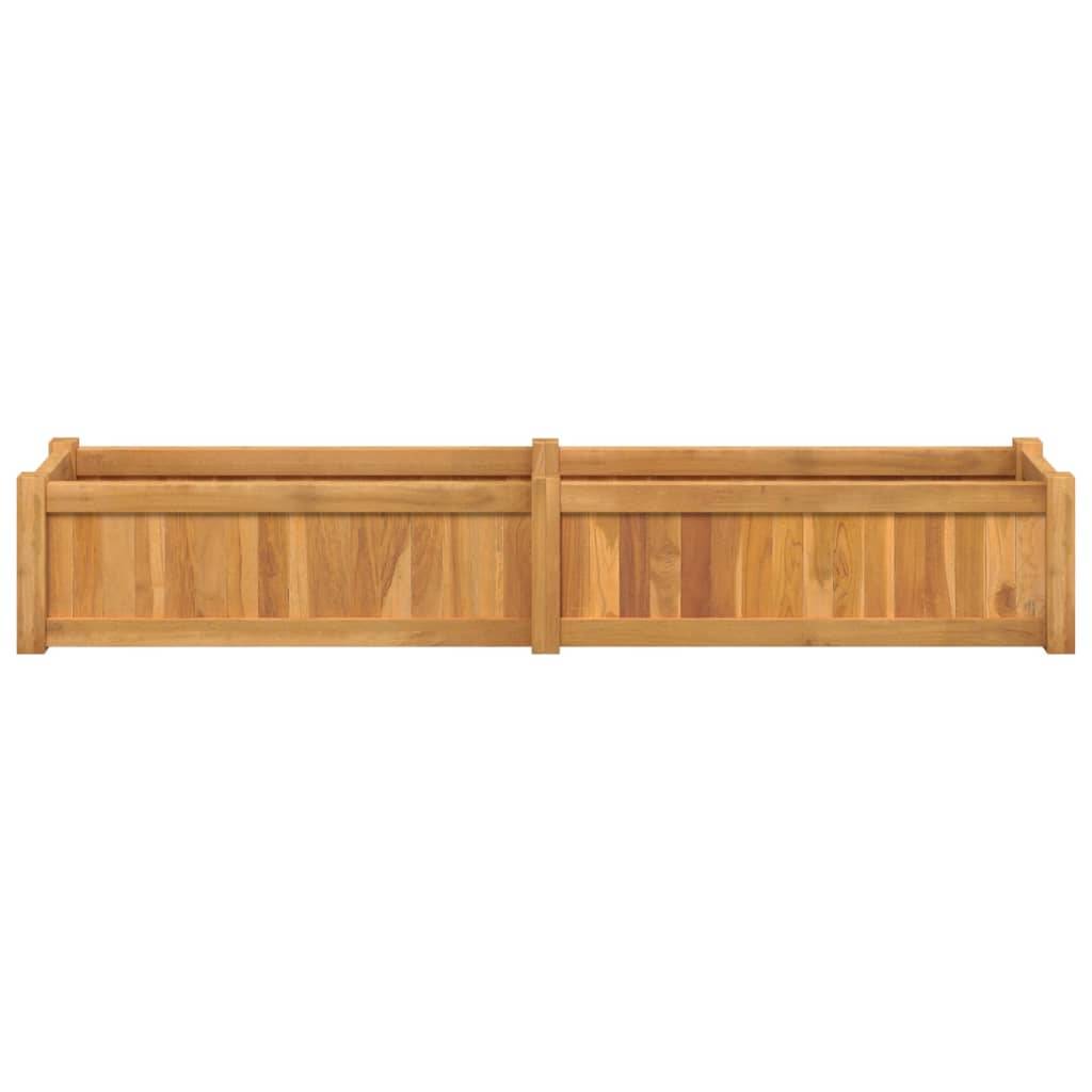 Vidaxl - Lit surélevé 150x30x25 cm bois massif de teck vidaXL 362659 - Image 9