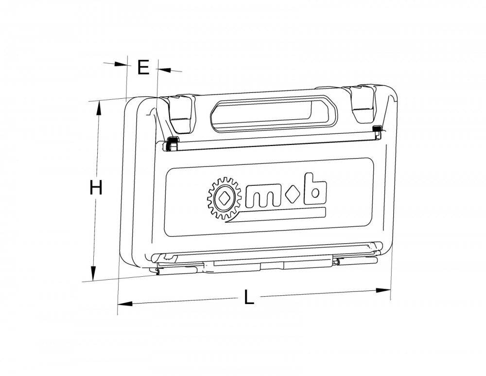 Coffret Fusion Box Cargo 70p – Douilles 1/4" & 1/2" - MOB - Image 4