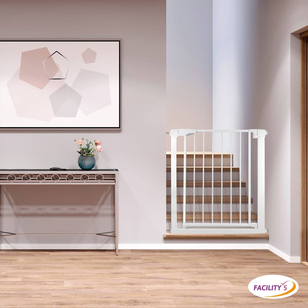 Facilitys - Barrière de sécurité escalier sans perçage pour enfant, bébé, chien - Imagen 6