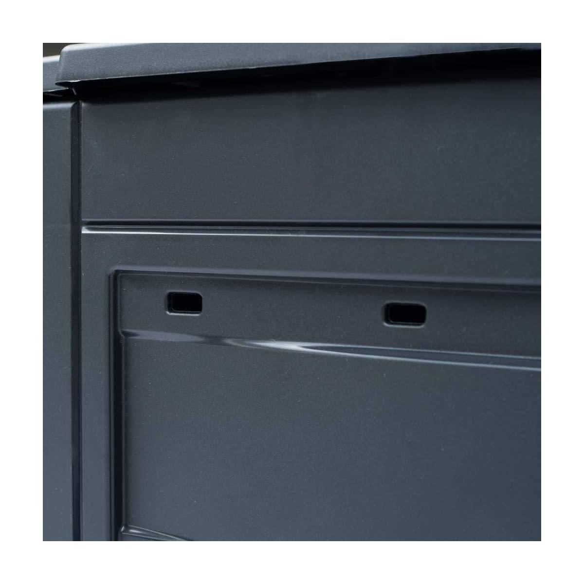Composteur de jardin 260 Litres Noir Dim 60 x 60 x 73 cm Déchets divers TOOMAX - Imagen 5