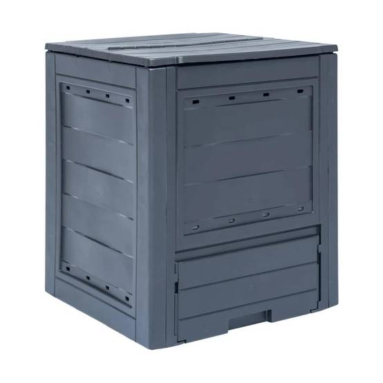 Composteur de jardin 260 Litres Noir Dim 60 x 60 x 73 cm Déchets divers TOOMAX - Imagen 1