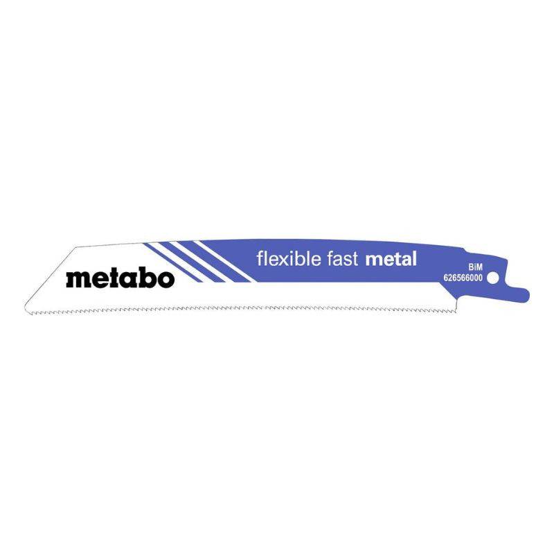 Metabo - Lot de 5 lames de scie sabre METABO 626566000 - BiM - Flexible - 150x0,9mm Metabo