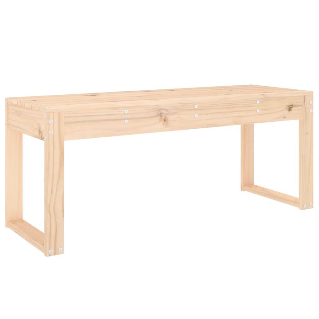Maison Chic - Banc de jardin - Banc d'extérieur - Banquette 110x38x45 cm bois massif de pin - Imagen 1