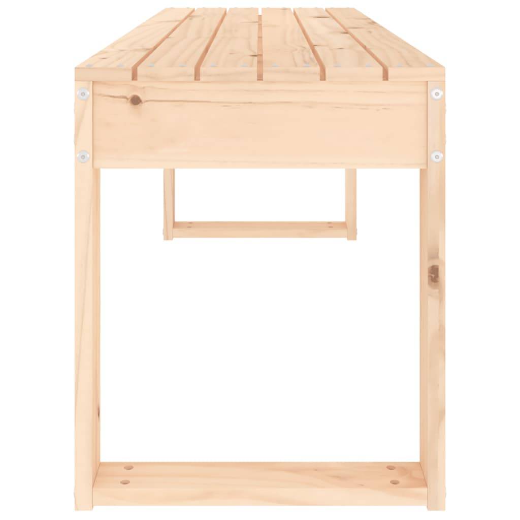 Maison Chic - Banc de jardin - Banc d'extérieur - Banquette 110x38x45 cm bois massif de pin - Imagen 4