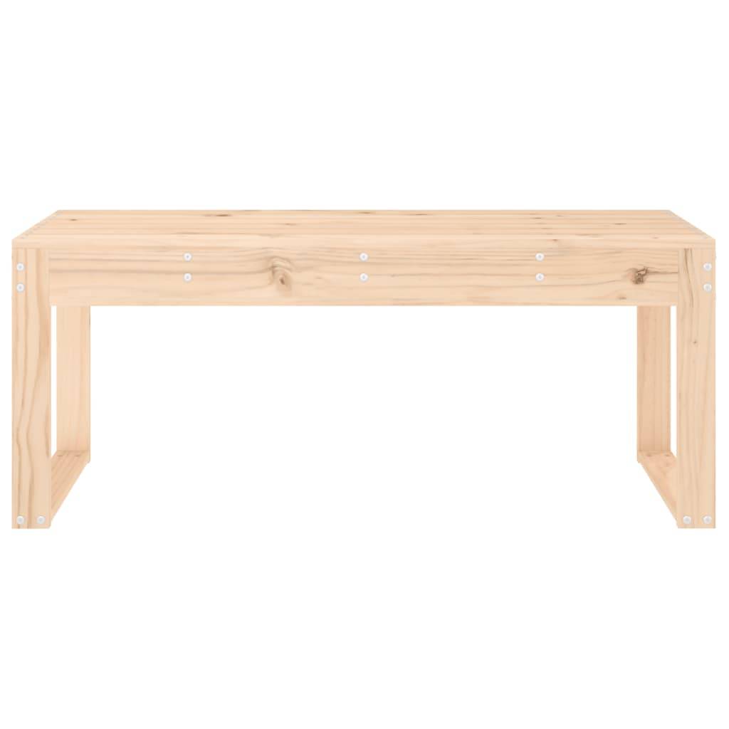 Maison Chic - Banc de jardin - Banc d'extérieur - Banquette 110x38x45 cm bois massif de pin - Imagen 3