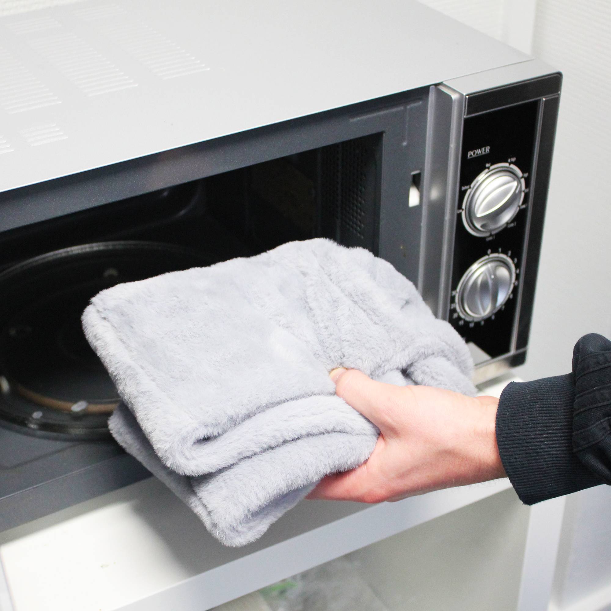 Fishtec - Écharpe chauffante FISHTEC Graines de Lin Lavande Micro-ondes Velours ultra doux Housse amovible Lavable - Image 8