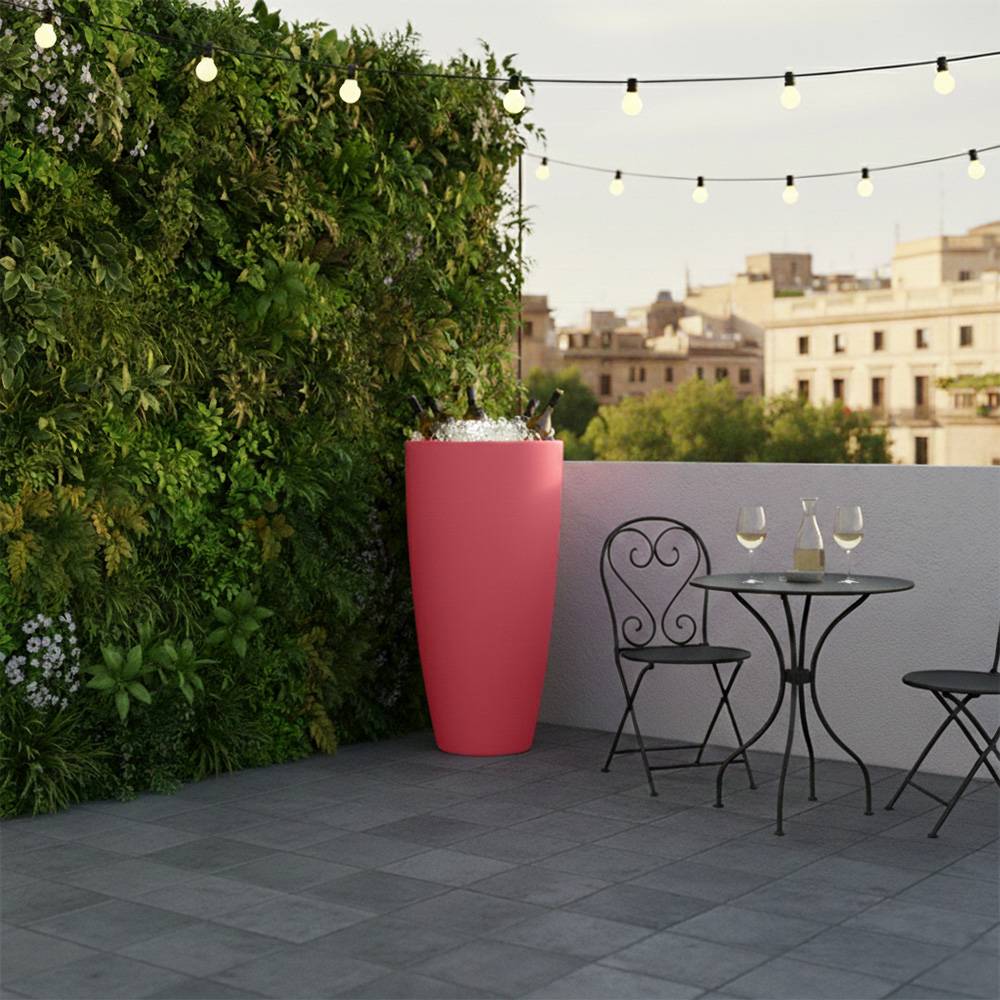 Pot conique 3-en-1 : jardinière, mange-debout et bac à glaçons - plast'up rotomoulage - Image 3