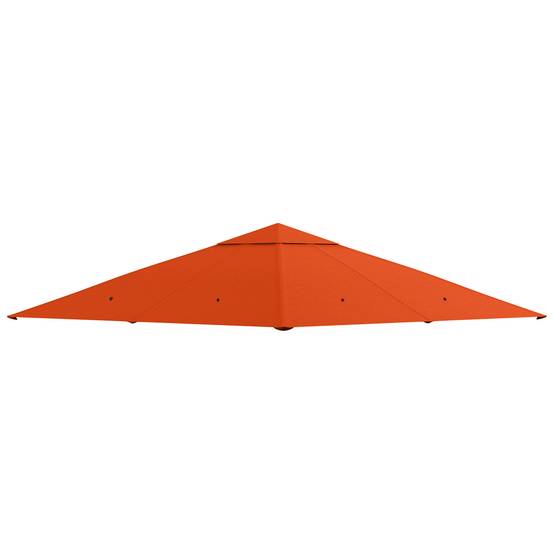 Toit de rechange pour tonnelle polyester orange 298 x 295 x 1 cm - PANGIVO - Image 1