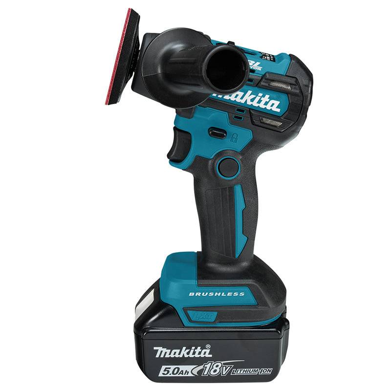 Makita - Polisseuse à batterie 50/75 mm Li-Ion LXT MAKITA DPV300RTJ avec 2 batteries 5,0 Ah, 1 chargeur et MAKPAC Makita - Imagen 4