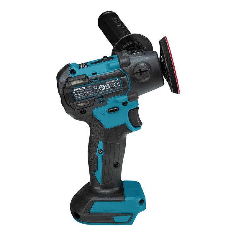 Makita - Polisseuse à batterie 50/75 mm Li-Ion LXT MAKITA DPV300RTJ avec 2 batteries 5,0 Ah, 1 chargeur et MAKPAC Makita - Imagen 5