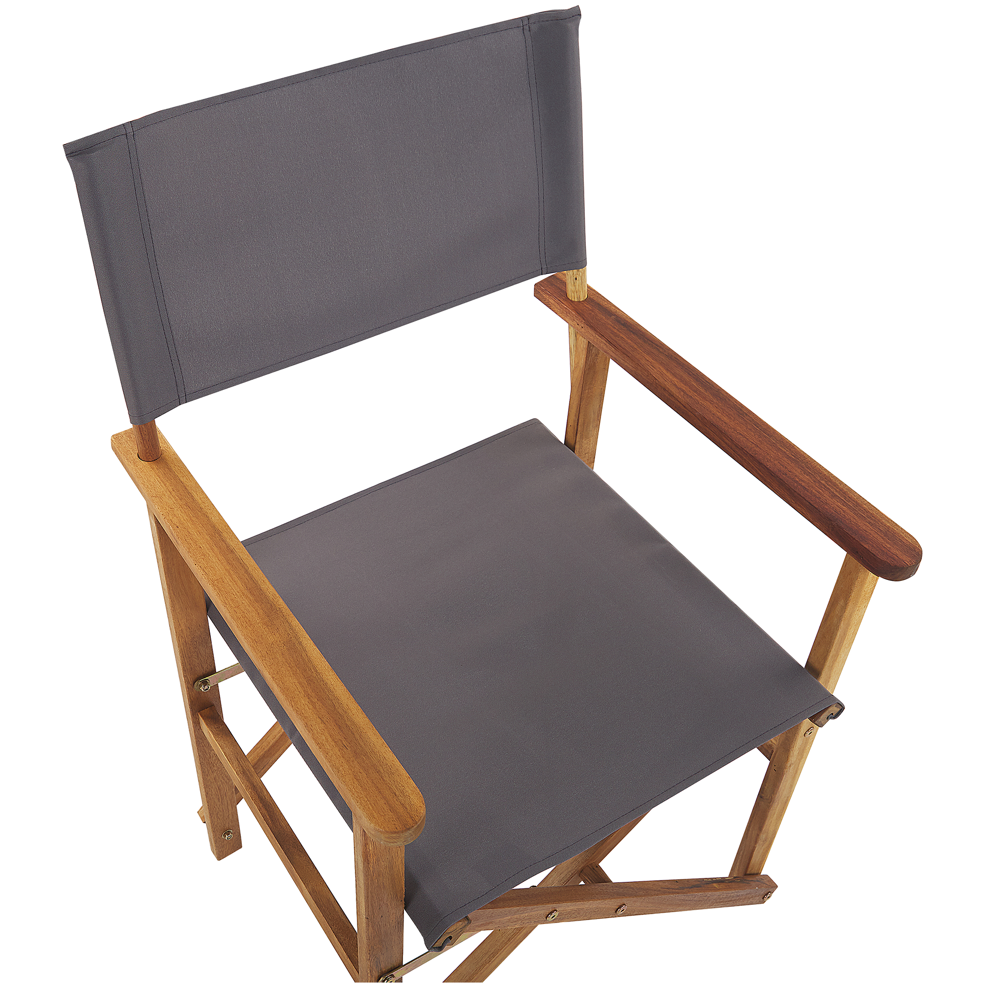 Beliani - Chaise de jardin Tissu Gris CINE - Beliani - Imagen 8