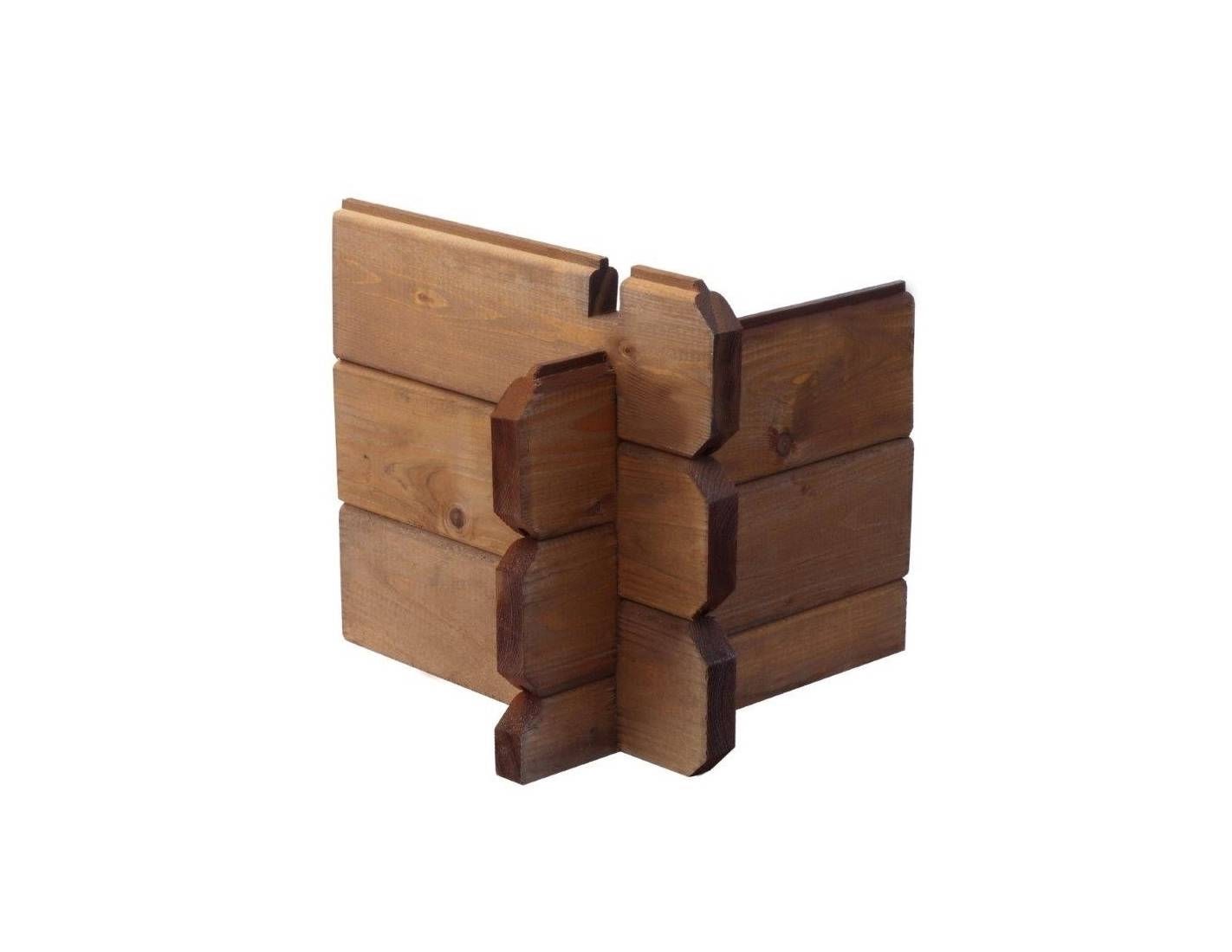 Altanka - Abri de jardin en bois - 3x3 m + terrasse avec balustrade et avant-toit en bois - 18 m2 - Traité - DOM427+DOM539+DOM540+POD05 - ALTANKA - Imagen 6