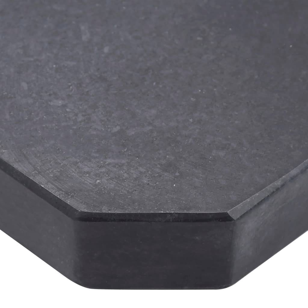 Maison Chic - Plaque de poids de parasol - accessoire parasol Noir Granite Carré 25 kg - MEUBLE PRO - Image 4