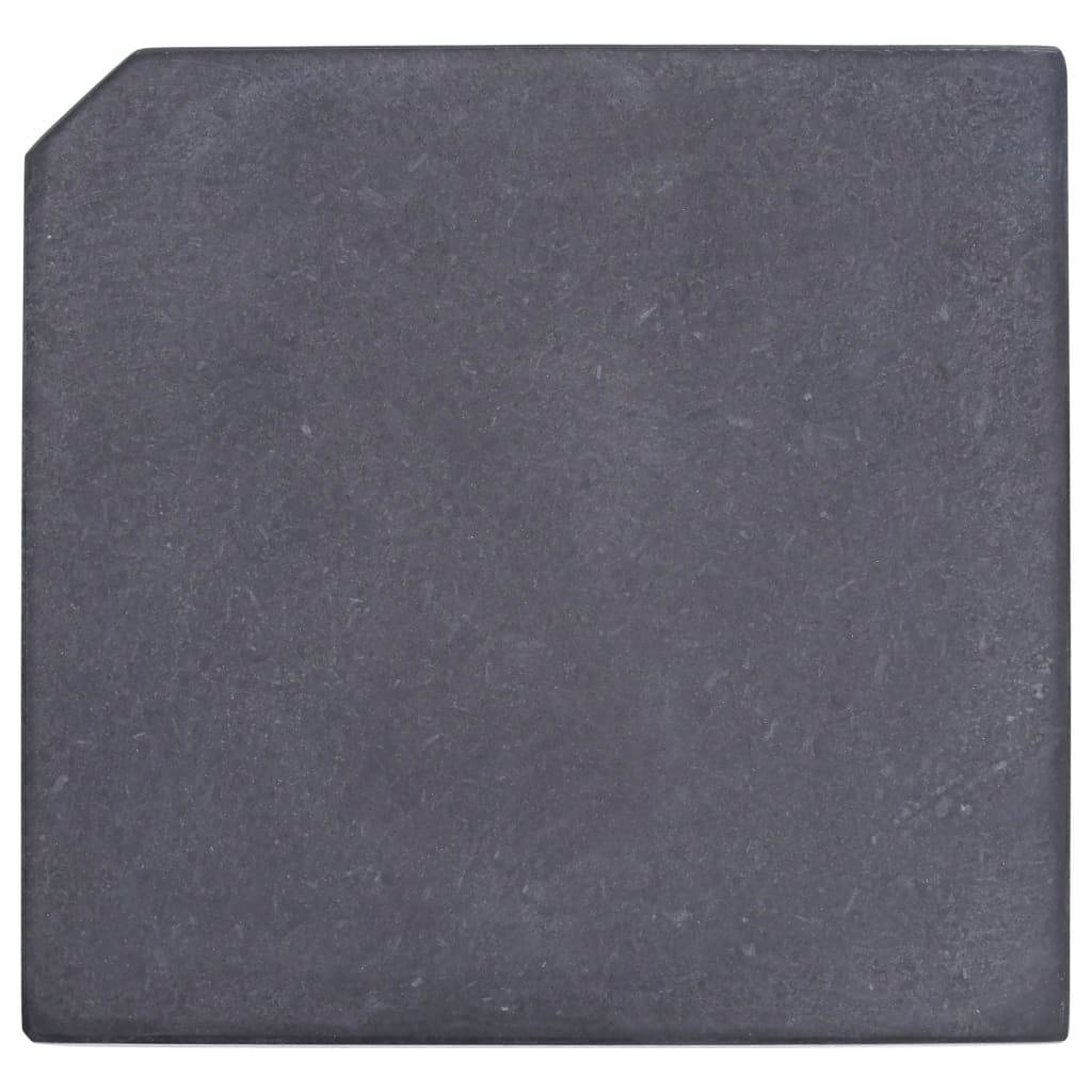 Maison Chic - Plaque de poids de parasol - accessoire parasol Noir Granite Carré 25 kg - MEUBLE PRO - Image 3