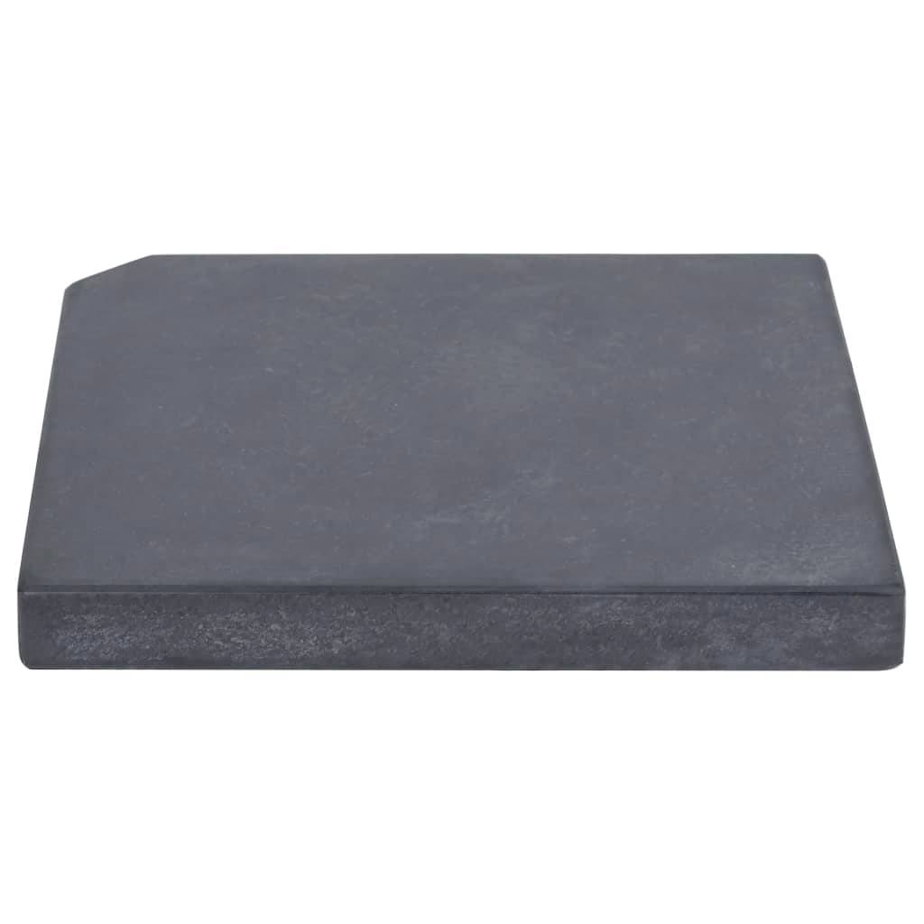Maison Chic - Plaque de poids de parasol - accessoire parasol Noir Granite Carré 25 kg - MEUBLE PRO - Image 1