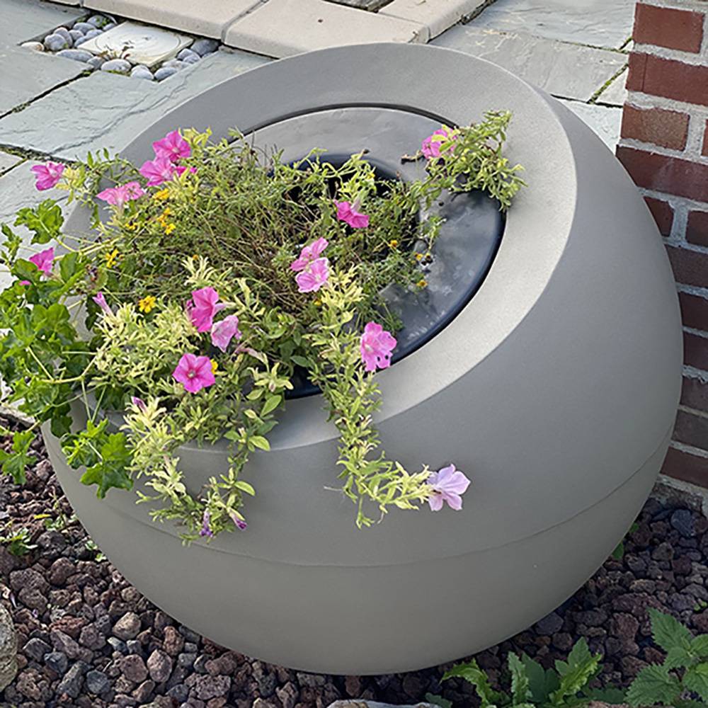Pot de fleurs sphérique xxl dolce vita 300l-lot de 2 - Image 2