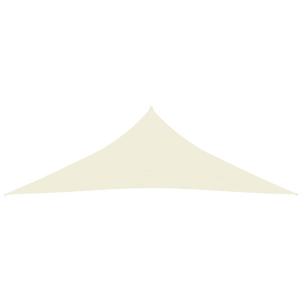 Helloshop26 - Voile toile d'ombrage parasol 160 g/m² 3 x 3 x 4,2 m PEHD crème - Imagen 2