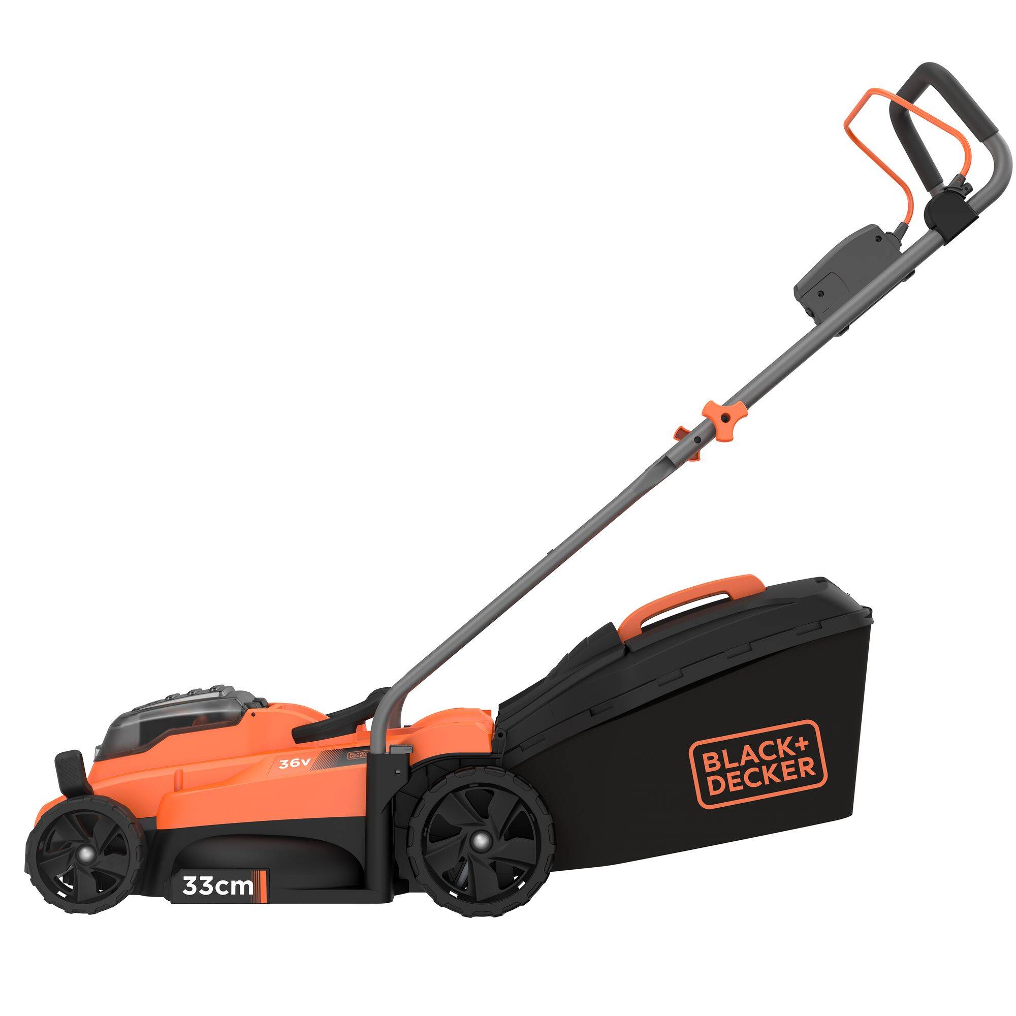 BLACK+DECKER Tondeuse 33cm sans fil LITHIUM 36V avec 1 batterie 2,5Ah BCMW3336L1-QW - Image 2