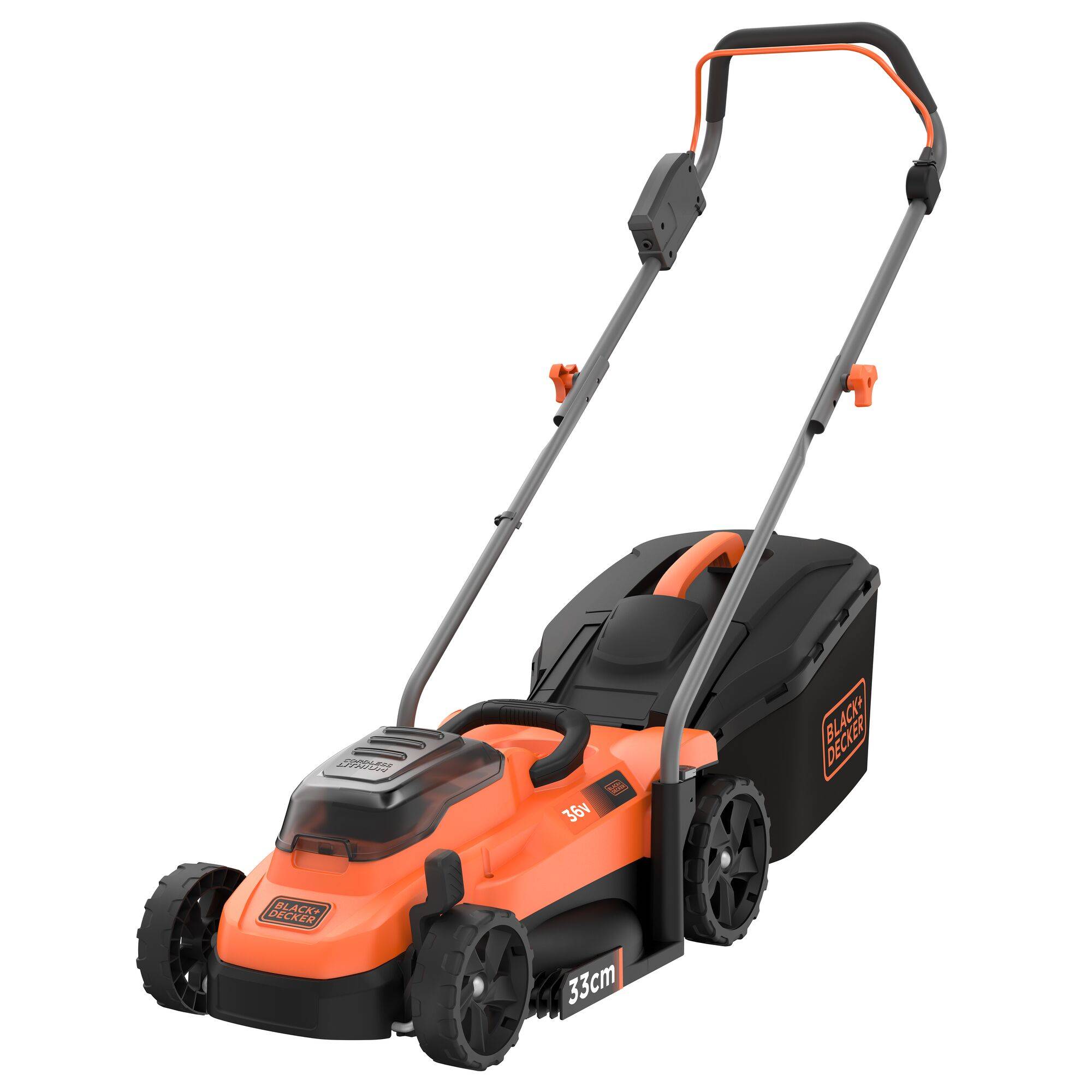 BLACK+DECKER Tondeuse 33cm sans fil LITHIUM 36V avec 1 batterie 2,5Ah BCMW3336L1-QW - Image 1