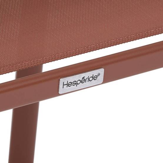 Hesperide - Fauteuil de jardin Piazza empilable acajou Hespéride - Image 3