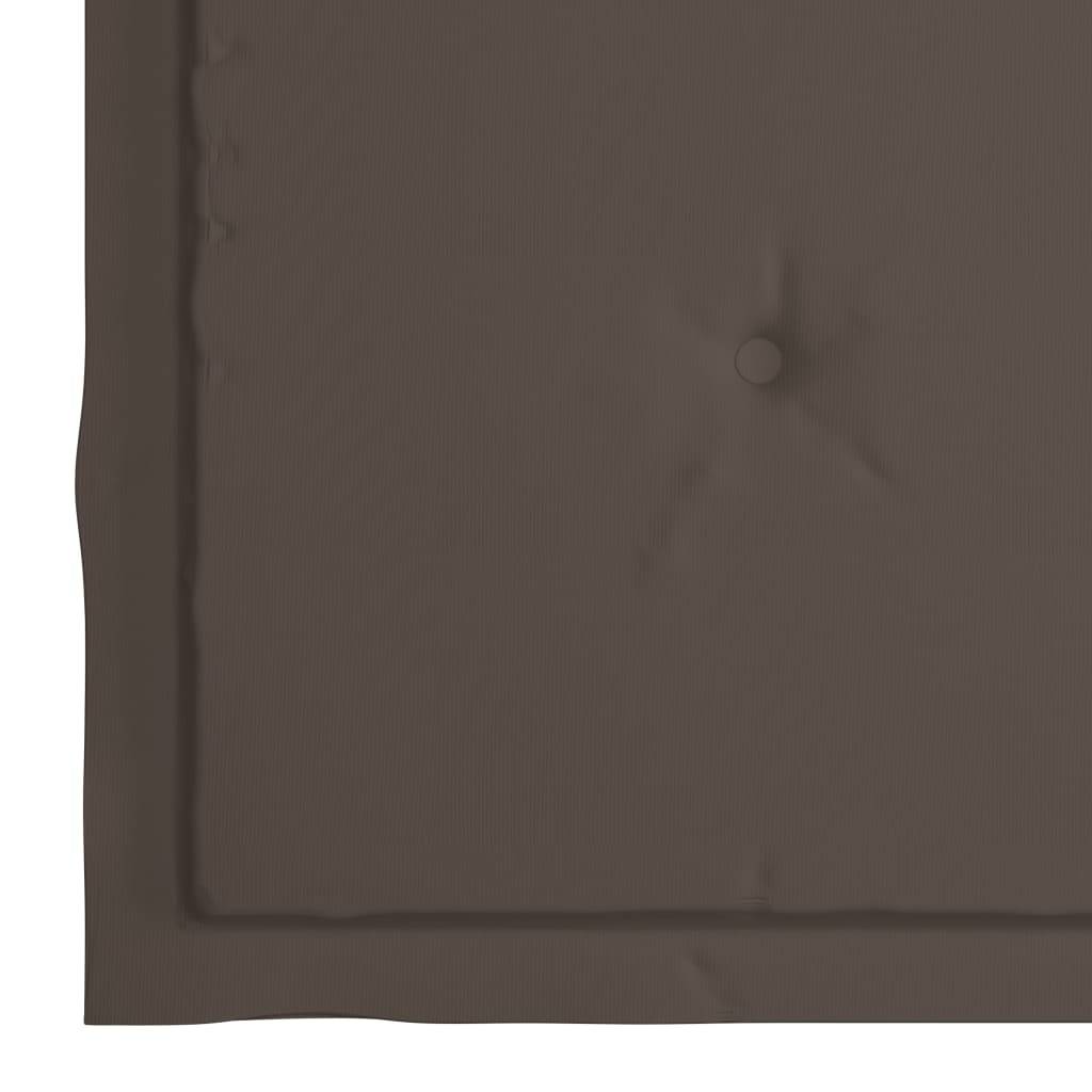 Chaises de jardin empilables Teck solide taupe 60 x 57.5 x 90 cm - PANGIVO - Image 10