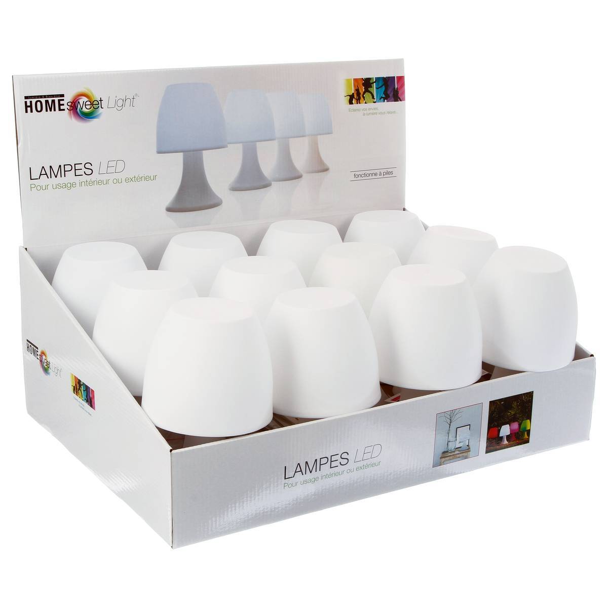 Lampe outdoor "Dokk" blanc H19cm ATMOSPHERA CREATEUR D'INTERIEUR - Imagen 5