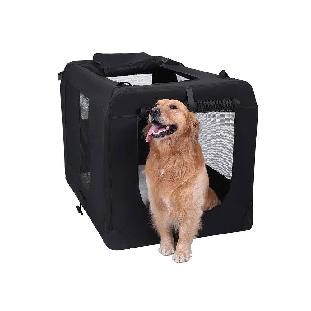 Sac de transport voyage chien L 92,5 x 70 x 9 cm noir - Image 2