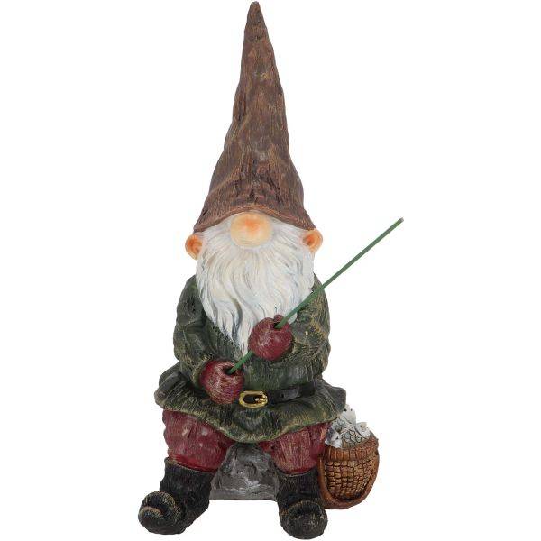 Esschert Design - Nain de jardin pêcheur en résine 25 cm True To Nature - Image 8