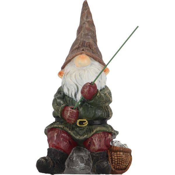Esschert Design - Nain de jardin pêcheur en résine 25 cm True To Nature - Image 4