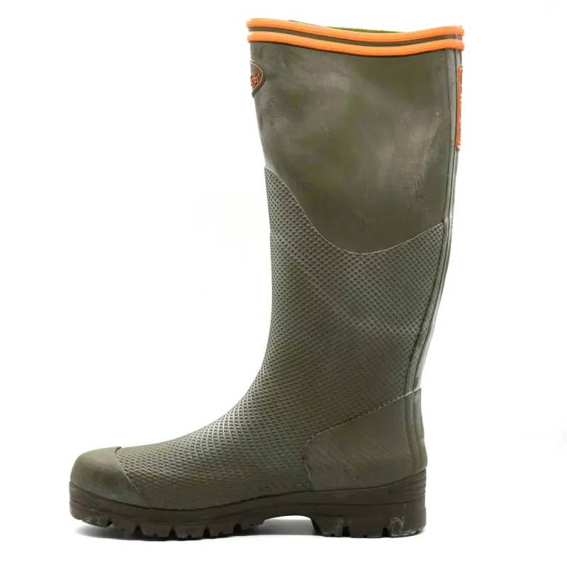 Bottes Percussion Stronger antidérapantes caoutchouc jersey Kaki Percussion - Image 2