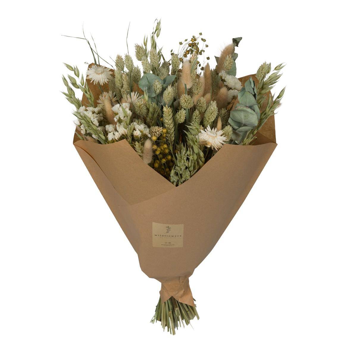 Bouquet de fleurs séchées classique naturel - ↕60cm - Image 1