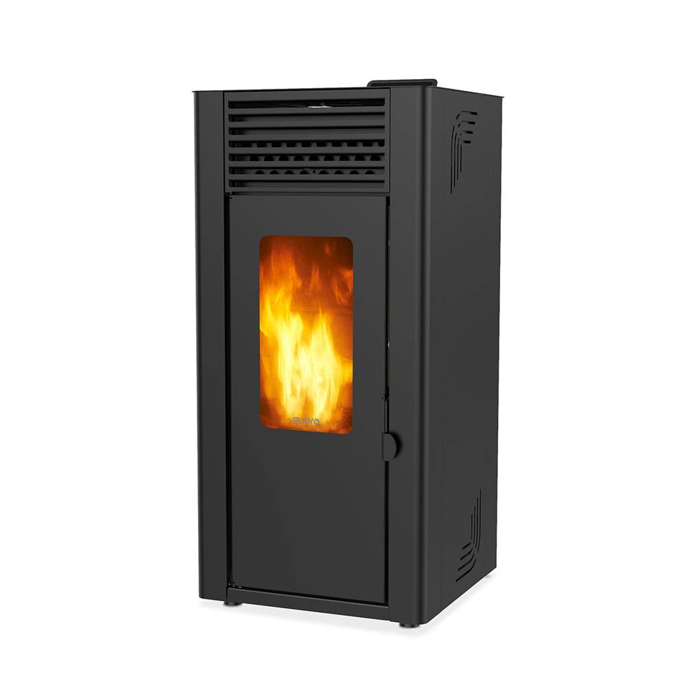 Supra - Poêle à granulés de bois 11.9kw noir ORPHEE 12 NOIR Supra - Imagen 1