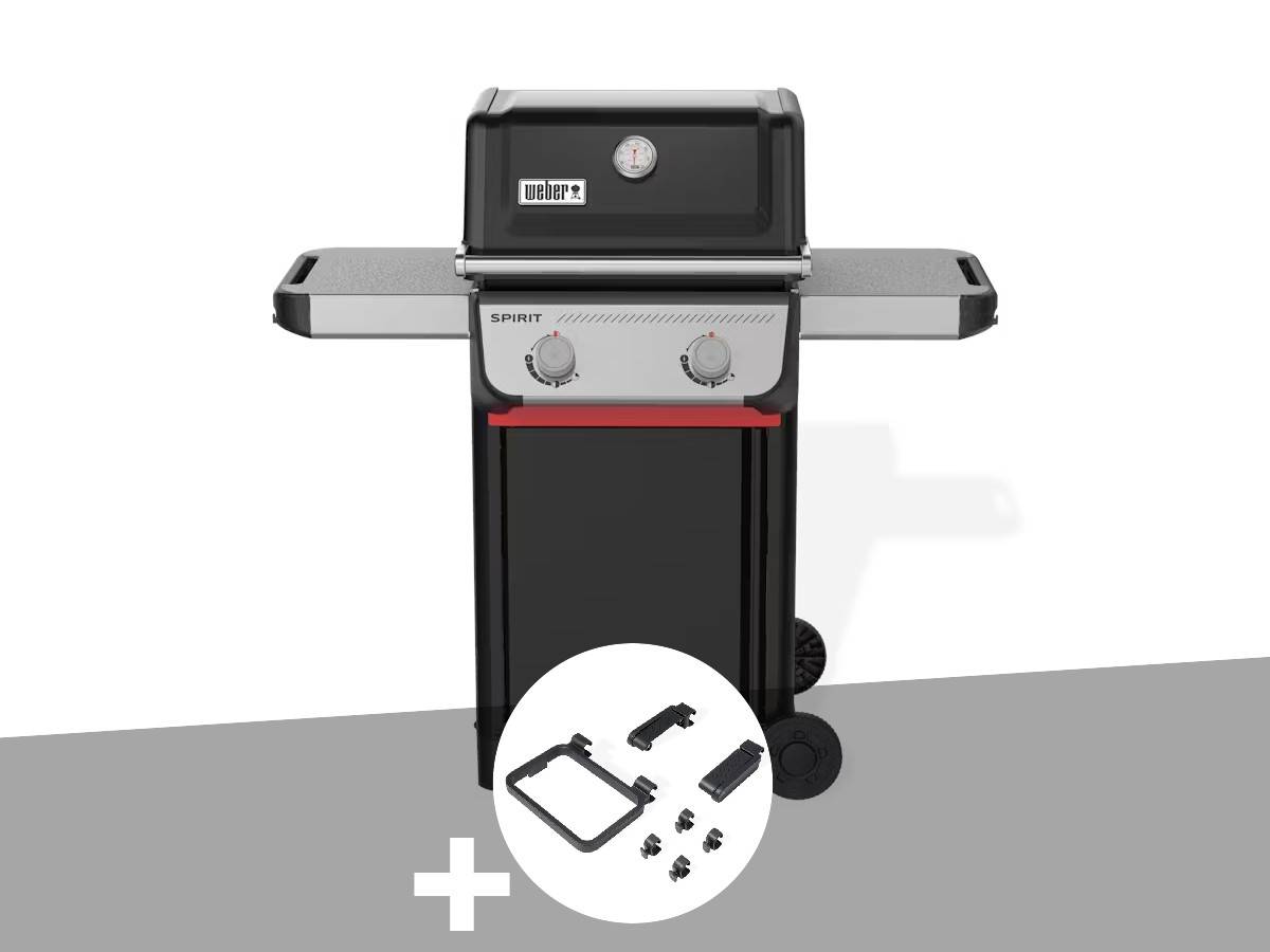Weber - Barbecue à gaz Spirit E-210 + Set d'accessoires clipsables Weber Works - Weber - Image 1