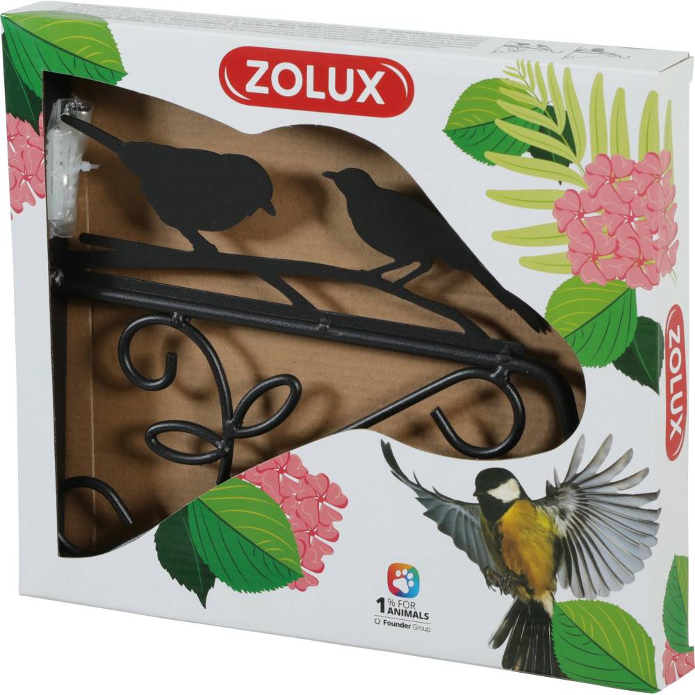 Zolux - Support mural oiseaux pour nourriture oiseaux - Imagen 2
