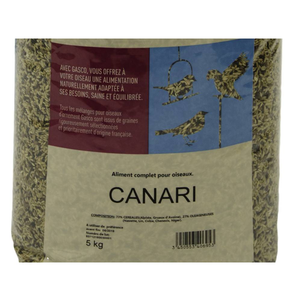 Gasco - Gasco - Graines pour Canari  5 Kg oiseaux - Image 2