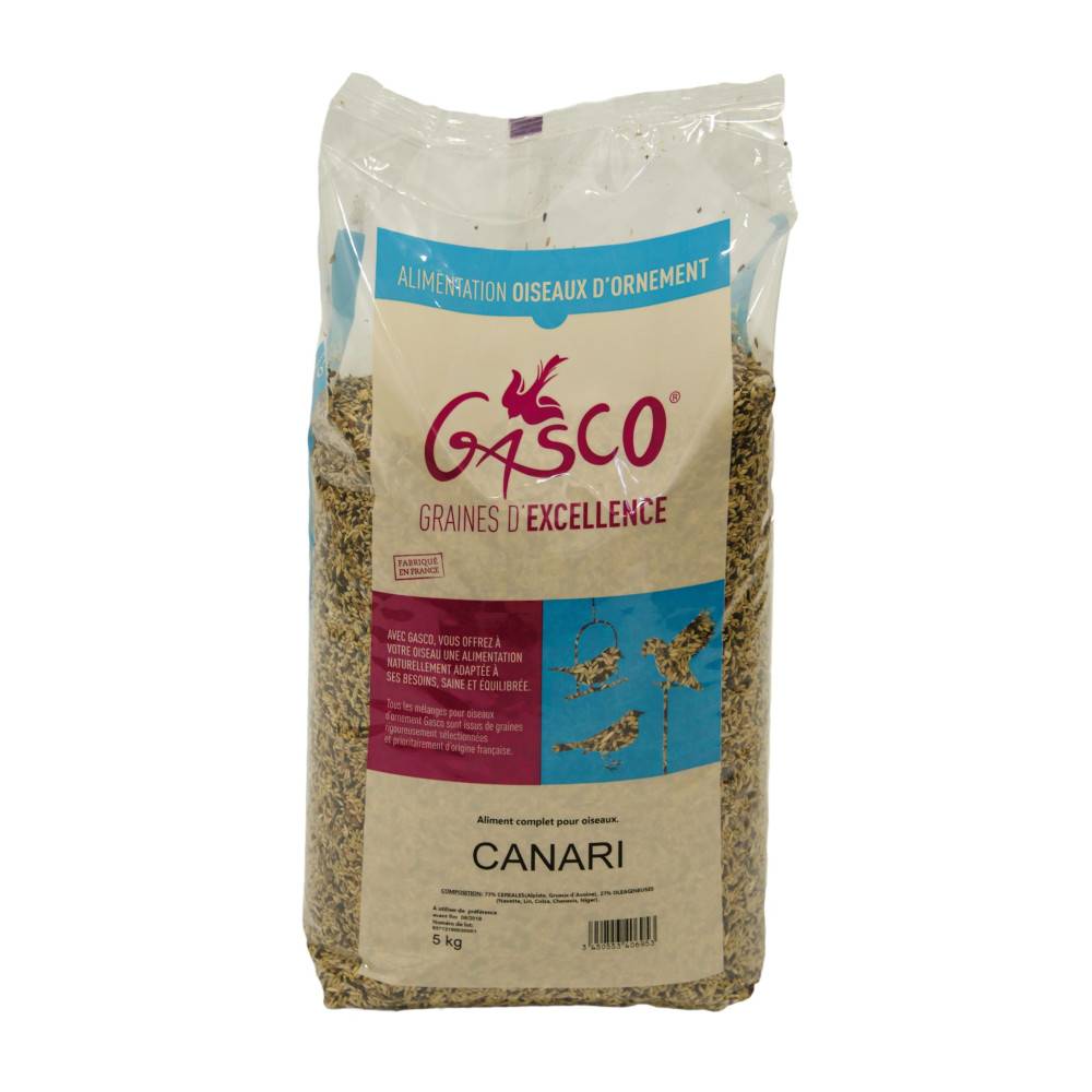 Gasco - Gasco - Graines pour Canari  5 Kg oiseaux