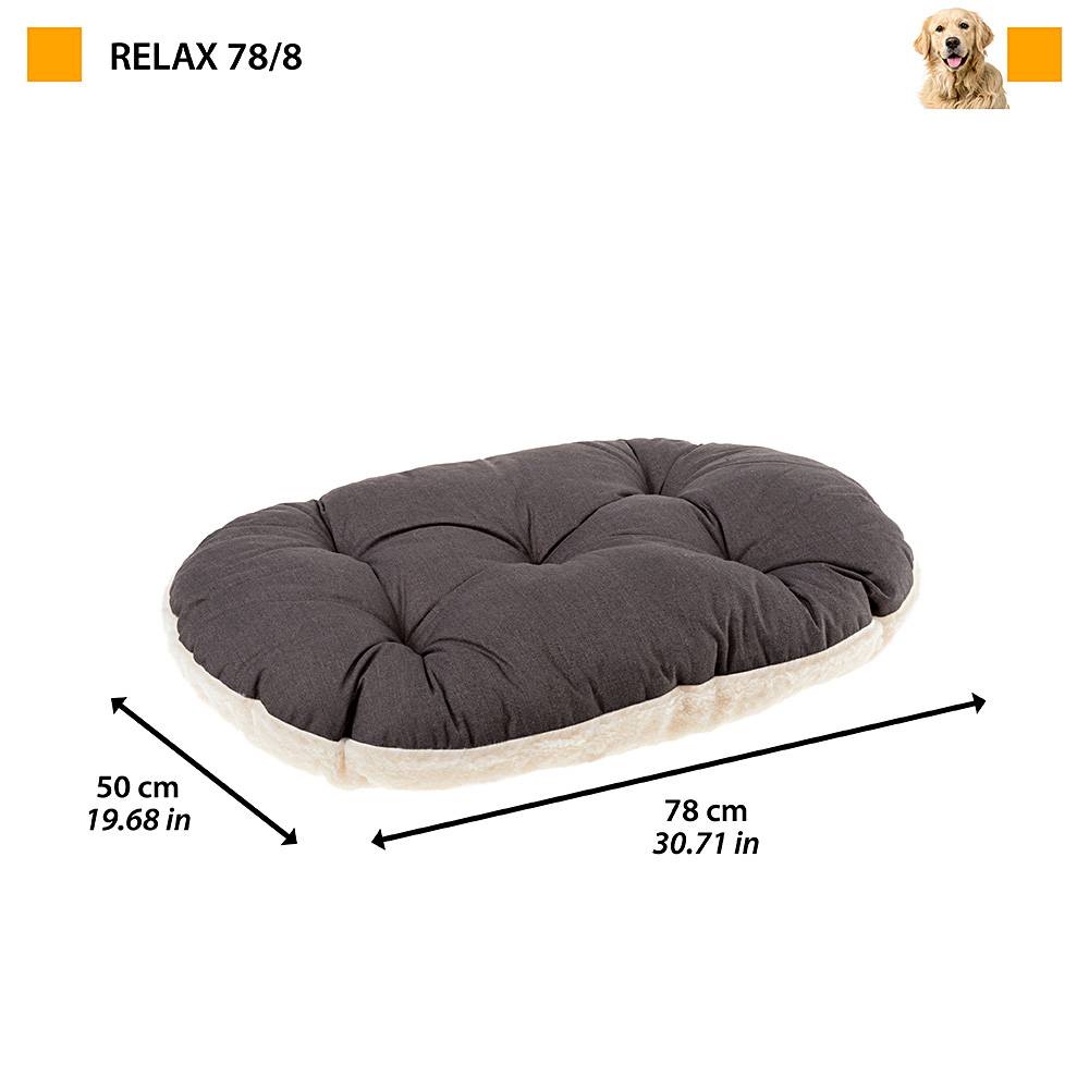 Ferplast - FERPLAST Panier Chien Chat - Coussin pour Chien Chat - Lavable en Machine - Tapis Chien Chat pour Niches et Voitures - Lit pour Chien Chat - Relax, - Imagen 2