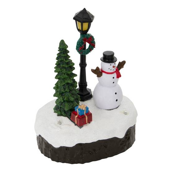 Atmosphera - Village de Noël lumineux sapin lampadaire multicolore 3 LED à piles 3 modèles assortis - Atmosphera Créateur d'intérieur - Image 1