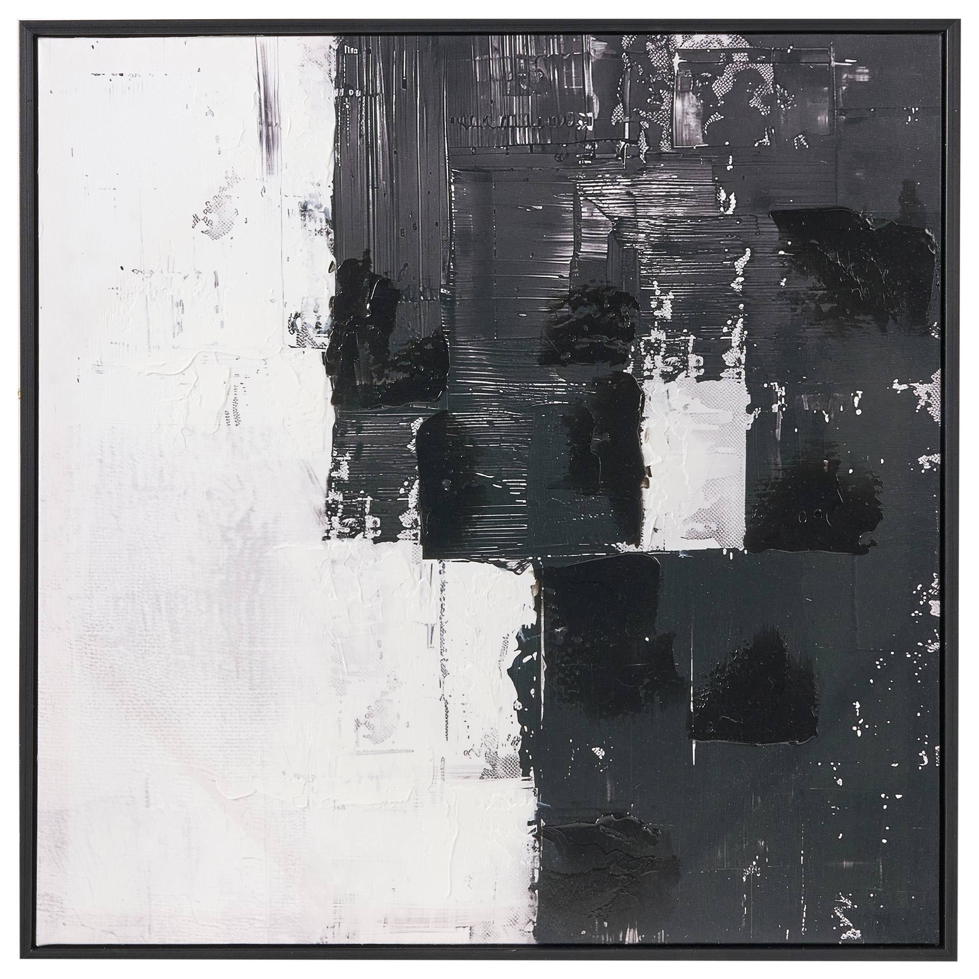 Beliani - Imprimé mural encadré Matière synthétique Noir CASHEL - 52x3x52- Beliani - Image 5