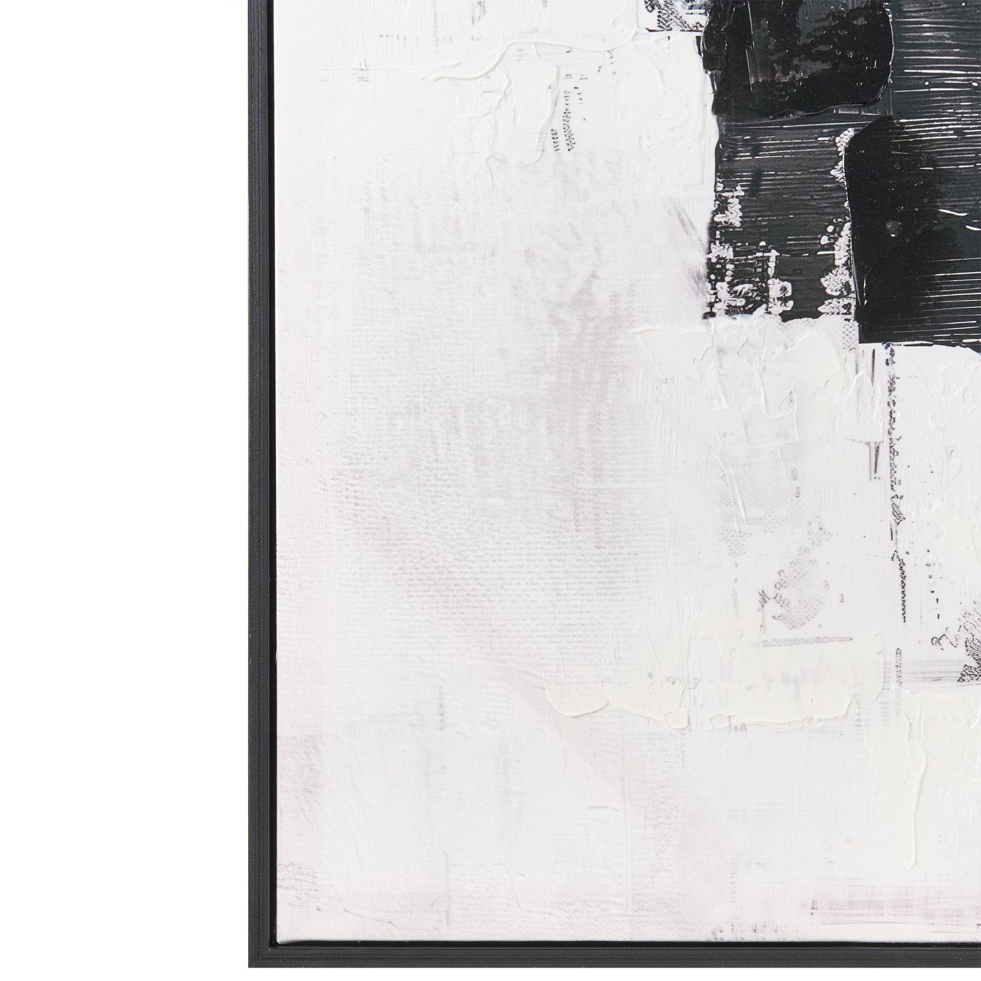 Beliani - Imprimé mural encadré Matière synthétique Noir CASHEL - 52x3x52- Beliani - Image 7