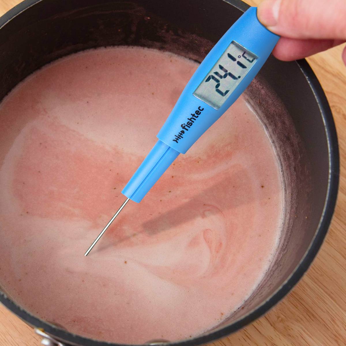 Fishtec - Spatule Thermomètre de Cuisson à Viande, Sauce, Chocolat, Pâtisserie, Bain Marie Affichage Digital - Image 8